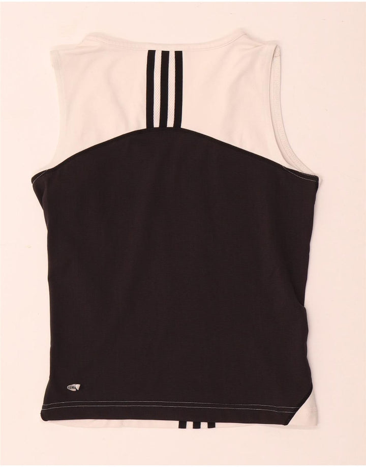 Vest Vest Top femeie Adidas UK 12 Medium White Colorblock