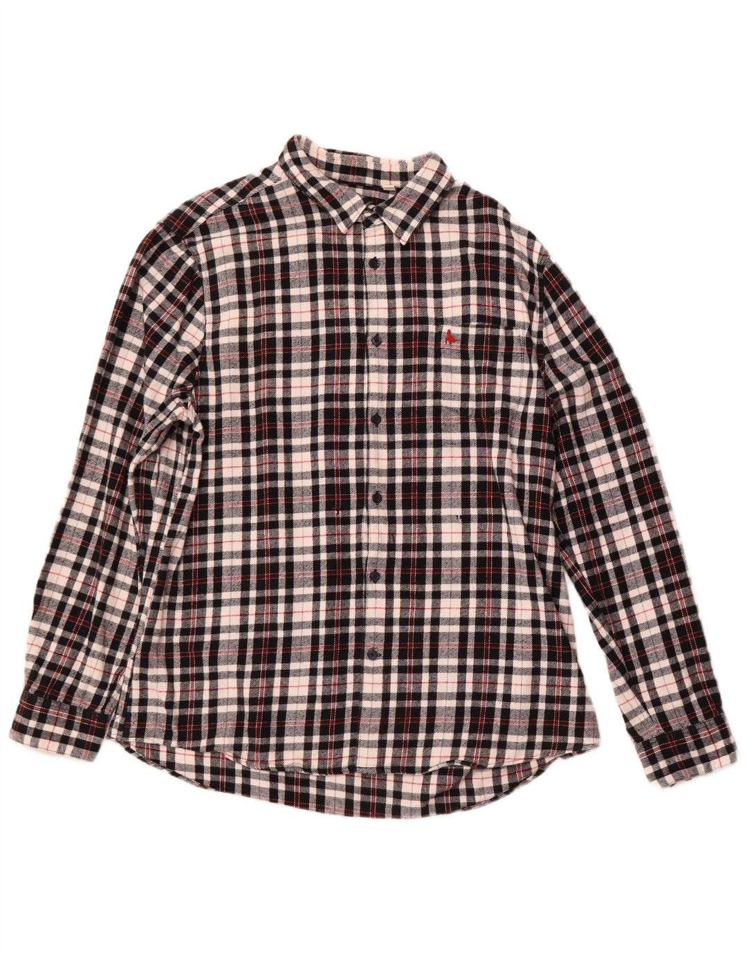 Cămașă Jack Wills pentru bărbați, cu carouri, de flanel, XL, negru, din bumbac