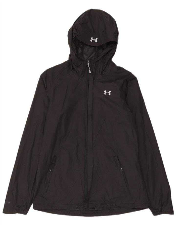 Jachetă de ploaie cu glugă pentru bărbați Under Armour UK 36 Poliester negru mic
