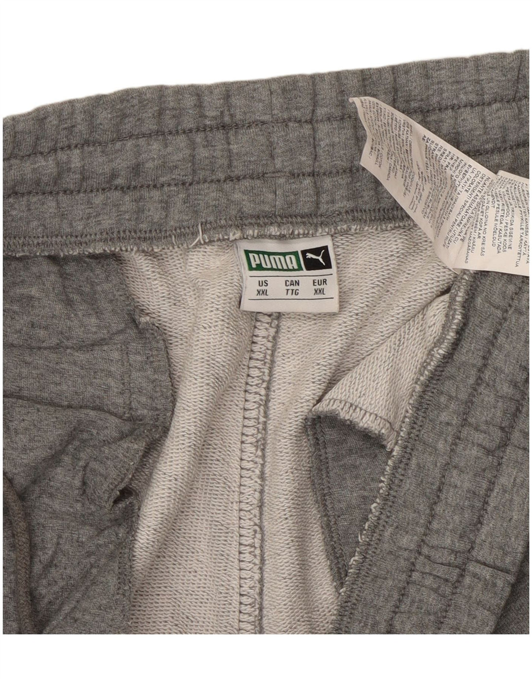 Pantaloni de trening PUMA pentru bărbați Joggeri 2XL bumbac gri