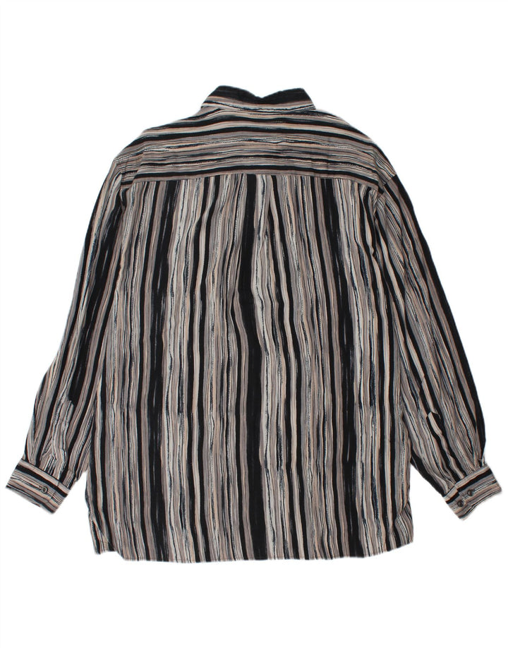 UMBERTO ROSETTI Cămașă pentru bărbați Mărimea 15 1/2 Medium Gri cu dungi