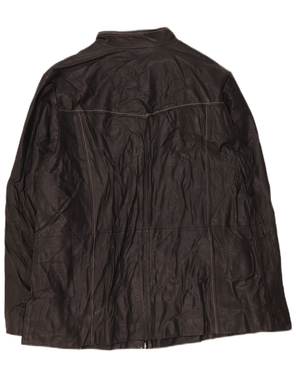 Jachetă de piele Persona pentru femei Mărimea 21 Medium Black