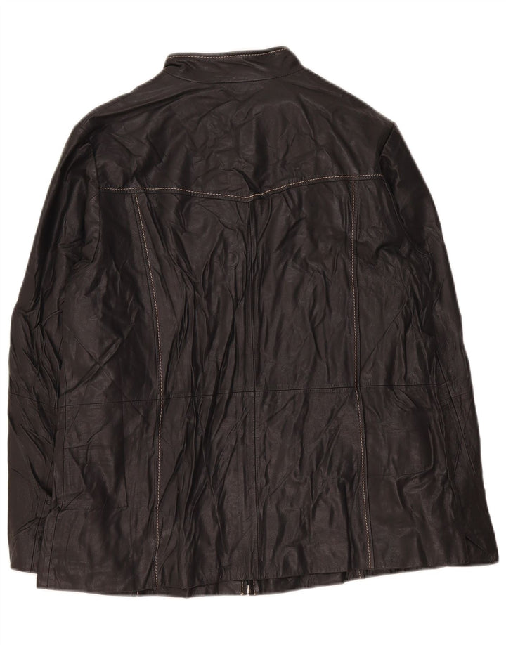 Jachetă de piele Persona pentru femei Mărimea 21 Medium Black