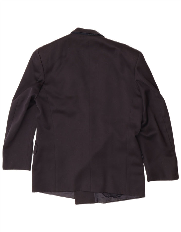 Jachetă pentru bărbați Hugo Boss Blazer dublu-breasted EU 48 Medium Bleumarin