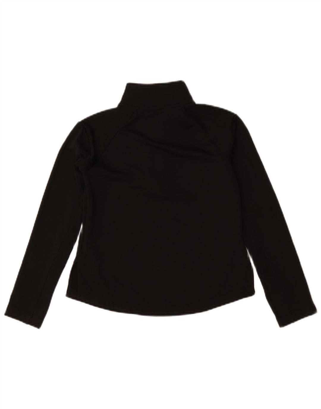 Trening pentru fete Dri Fit Zip Neck Pullover Top 8-9 ani Mic Negru