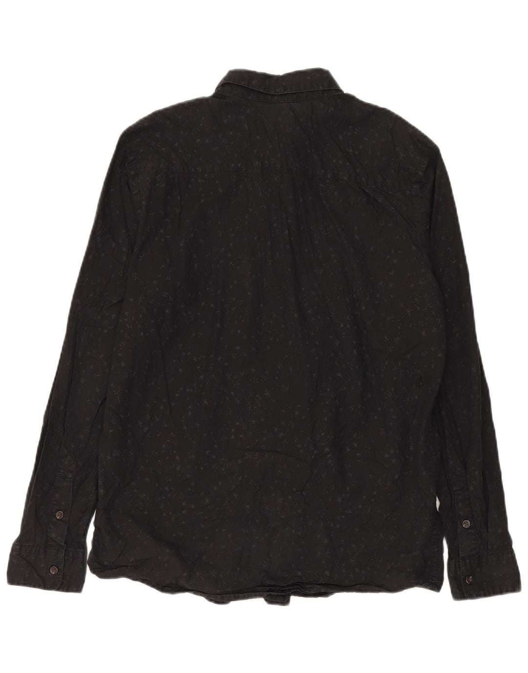 Cămașă pentru bărbați Volcom Modern Fit, mare, bumbac cu pete negre