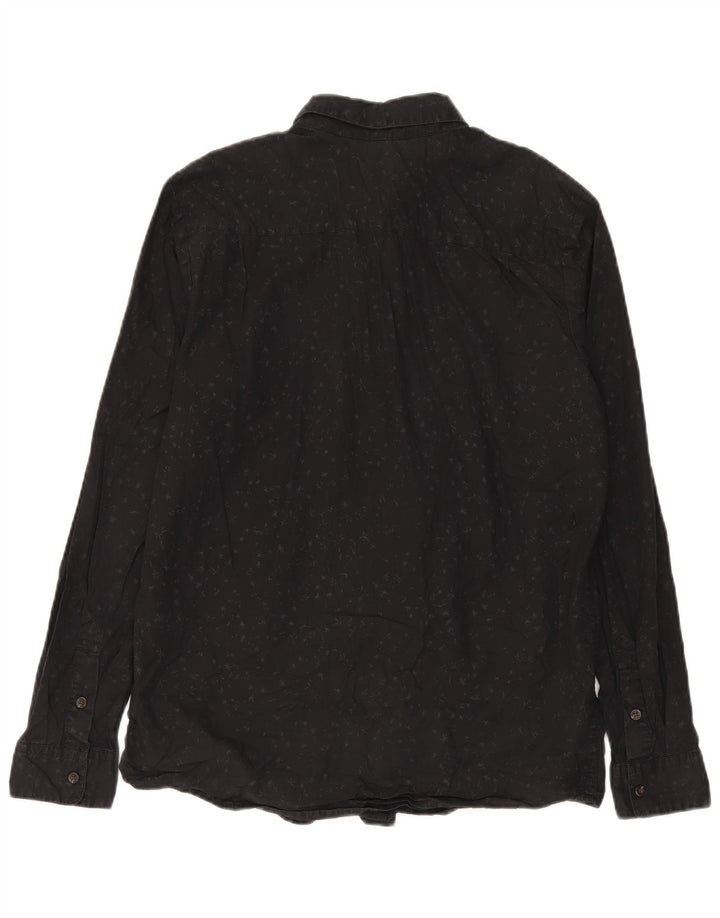 Cămașă pentru bărbați Volcom Modern Fit, mare, bumbac cu pete negre