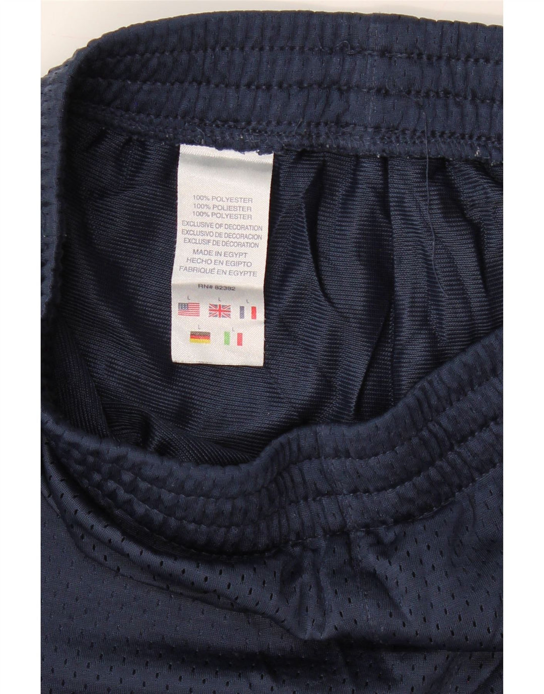 CHAMPION Boys Sport Shorts 11-12 Years Large Navy Blue Polyester Vintage Champion and Second-Hand Champion from Messina Hembry 