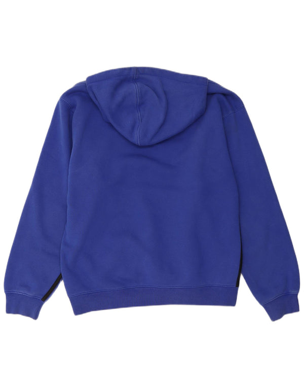 Adidas Mens Hoodie Jumper Large Navy Blue Cotton