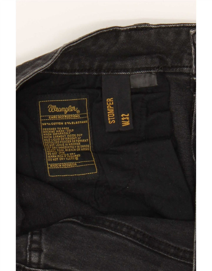 Blugi subțiri Wrangler pentru bărbați Stompers W32 L30 bumbac negru