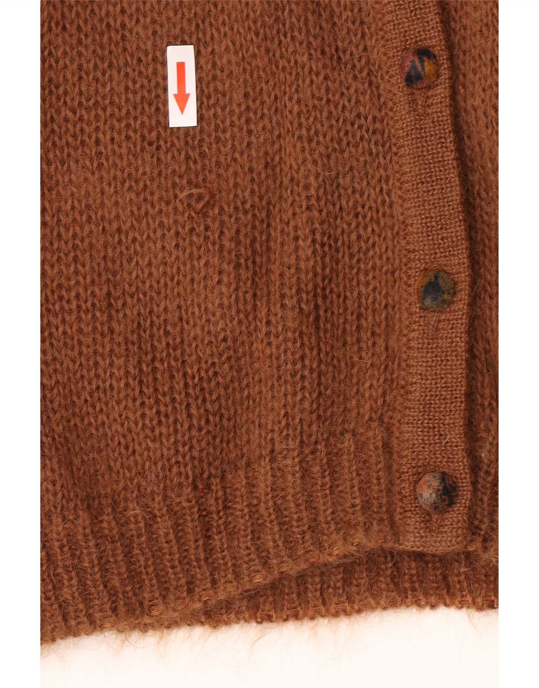 Beatrice Pulover cardigan pentru femei IT 44 Medium Brown Mohair