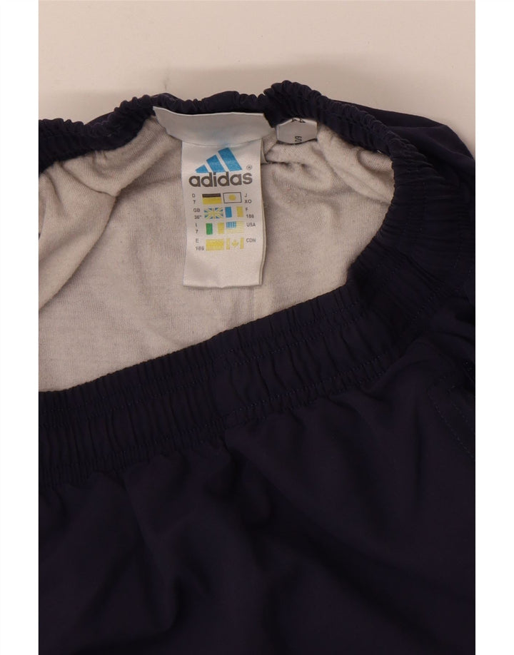 Pantaloni de trening pentru bărbați Adidas Pantaloni de jogging mari, bleumarin, poliester