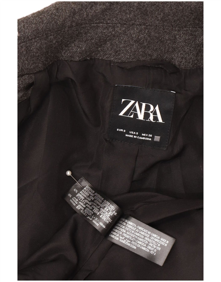 Jachetă blazer supradimensionată pentru femei Zara UK 10, gri mic