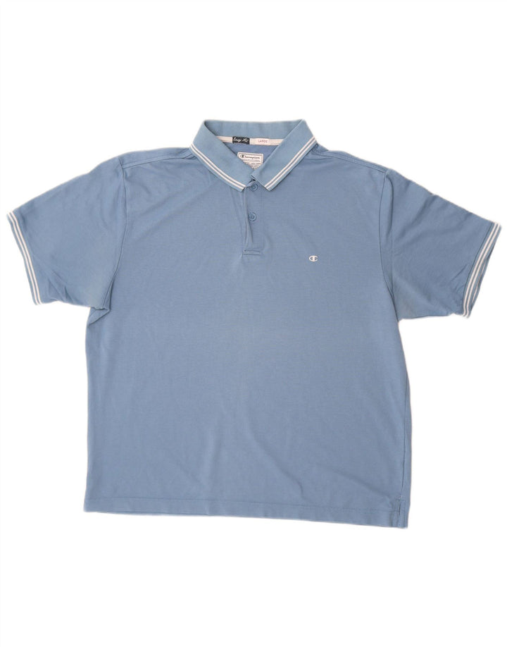 Tricou polo pentru bărbați Champion Easy Fit, mare, albastru