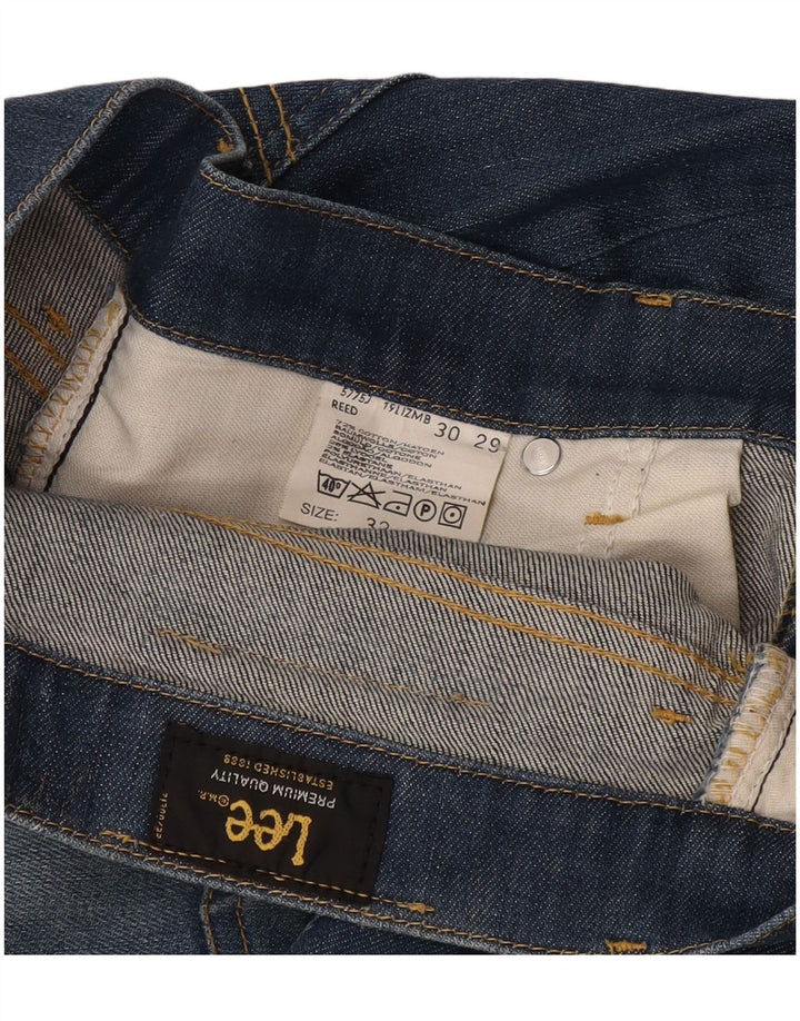 Blugi pentru bărbați Lee REED Bootcut W32 L34, bumbac albastru