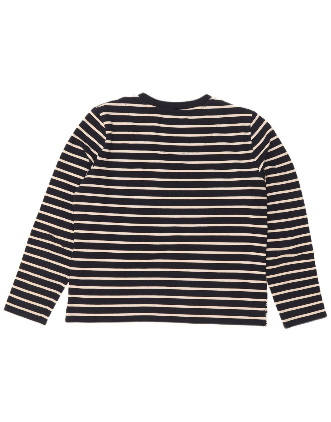 Top supradimensionat pentru femei Superdry cu mânecă lungă UK 10 mic, bleumarin, cu dungi