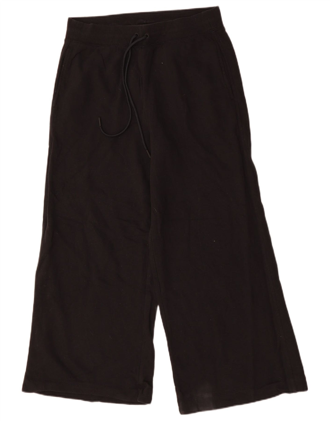 Pantaloni de trening pentru femei Marks & Spencer cu picioare largi UK 12 Medium Black