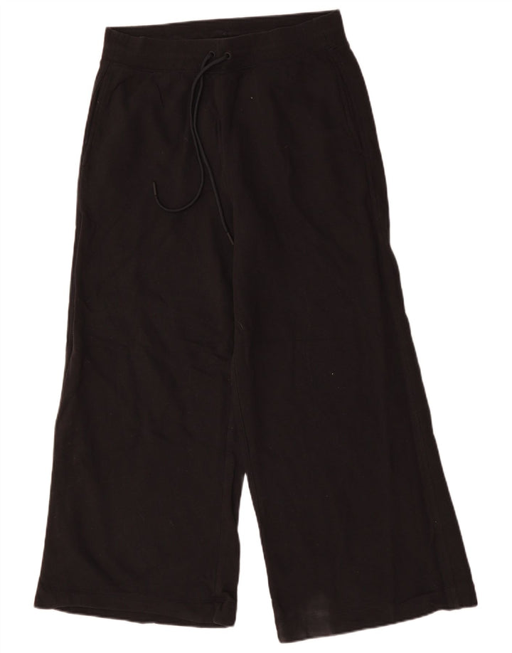 Pantaloni de trening pentru femei Marks & Spencer cu picioare largi UK 12 Medium Black