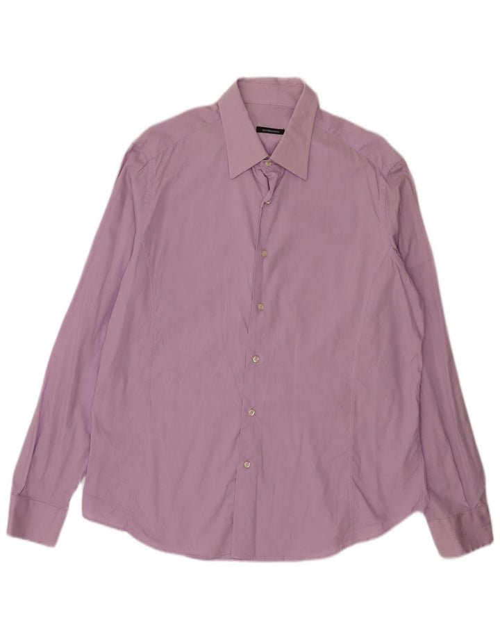 Cămașă pentru bărbați Roccobarocco XL Bumbac violet