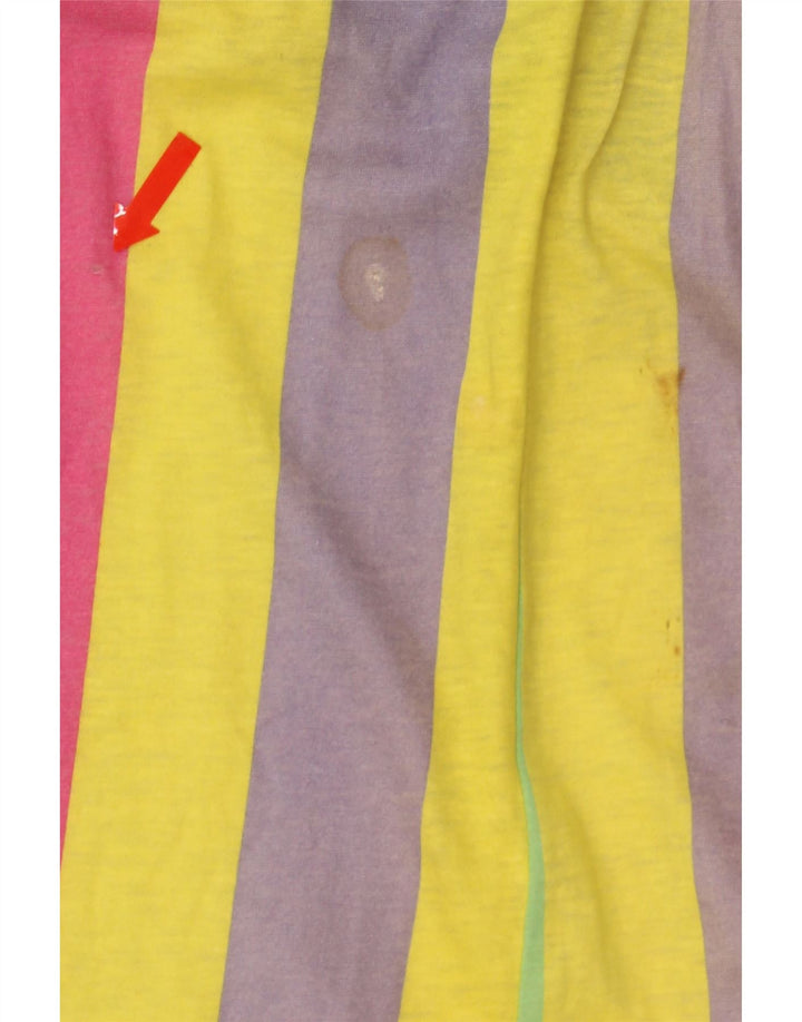 VINTAGE Womens Slip Dress UK 10 Small Multicoloured Striped Vintage Vintage and Second-Hand Vintage from Messina Hembry 