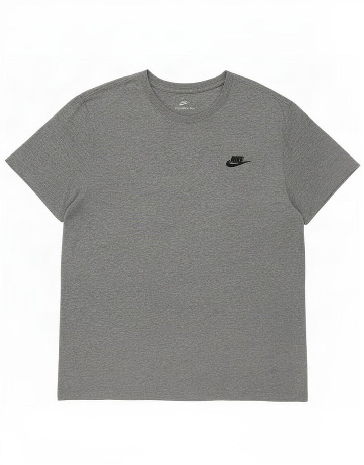 Tricou pentru bărbați Nike Top mare, gri bumbac