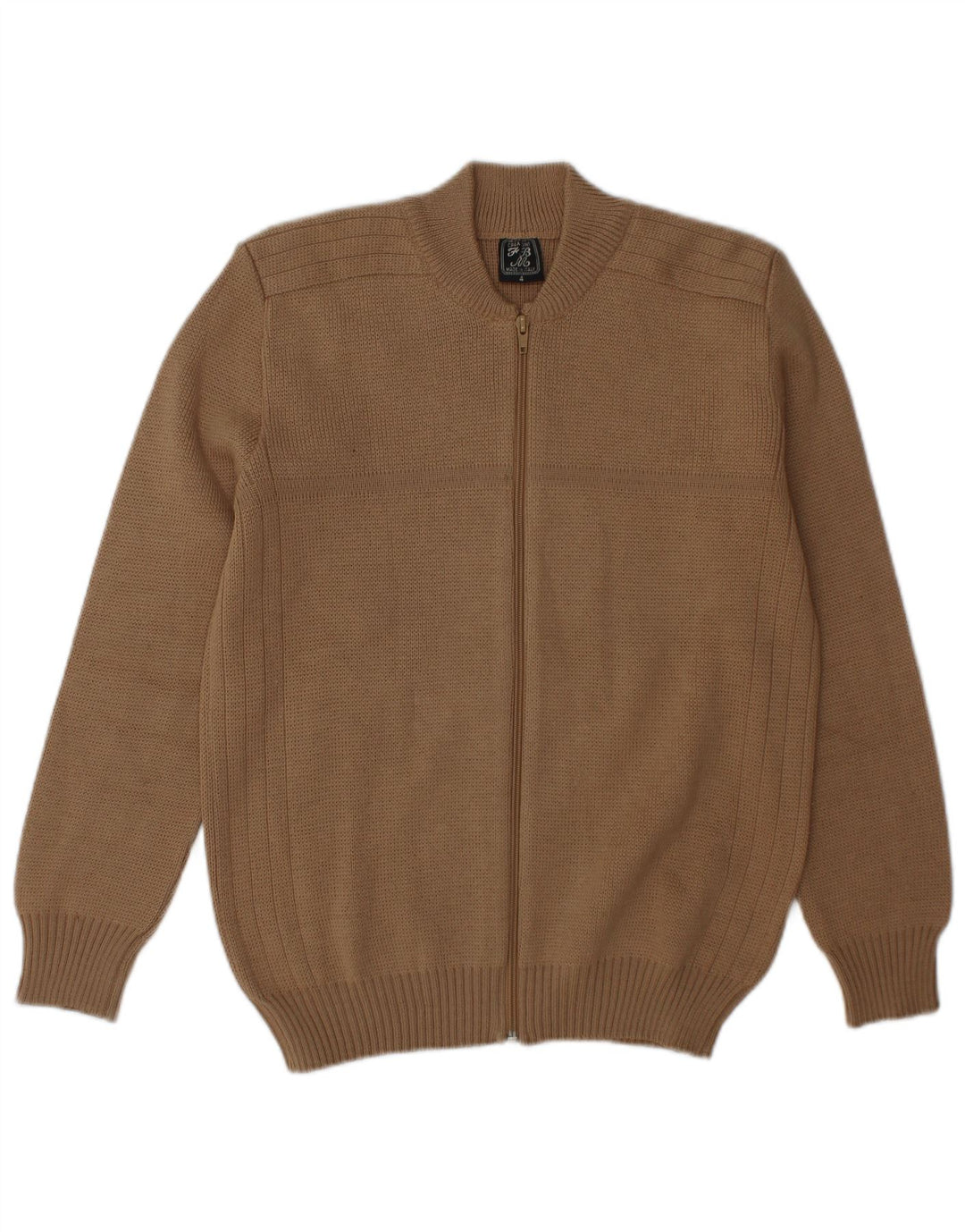Cardigan Vintage pentru bărbați, bej mediu