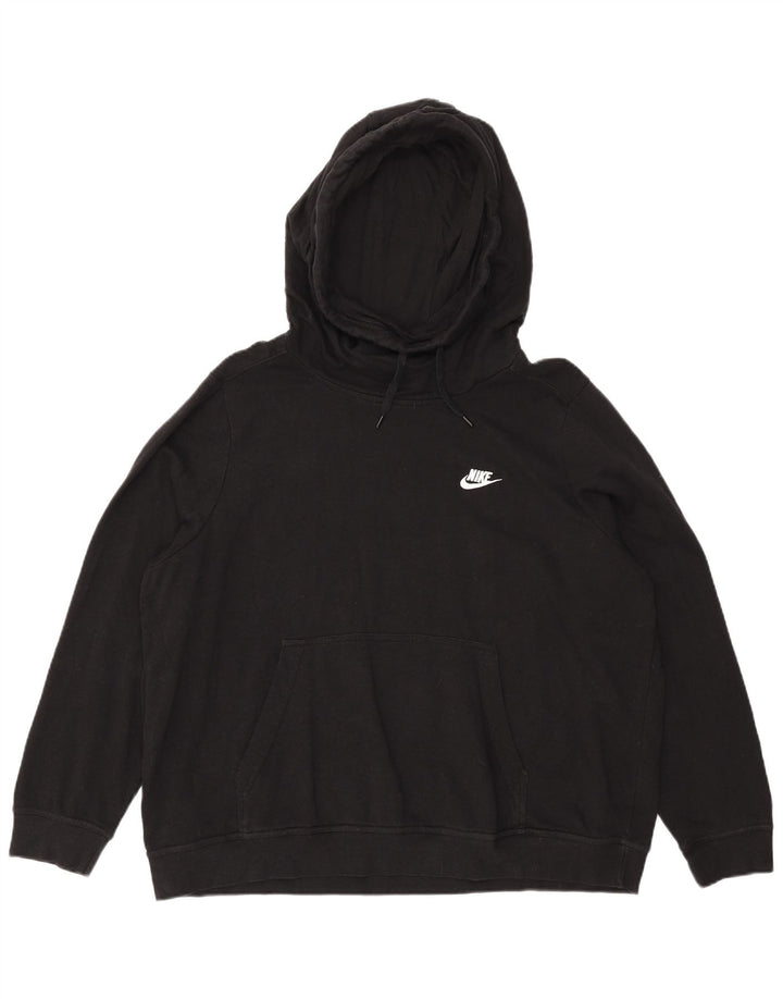Pulover supradimensionat pentru femei Nike UK 20 2XL, bumbac negru
