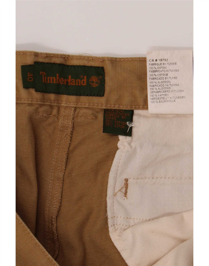 Pantaloni chino obișnuiți pentru bărbați Timberland L40 L32 bumbac bej