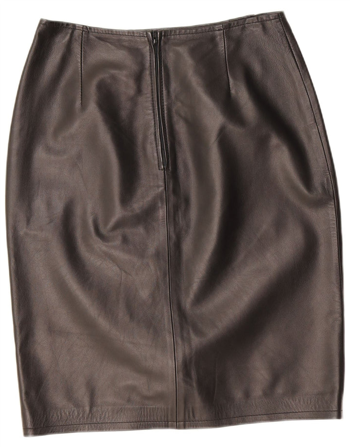 Fusta din piele vintage pentru femei W26 Small Black