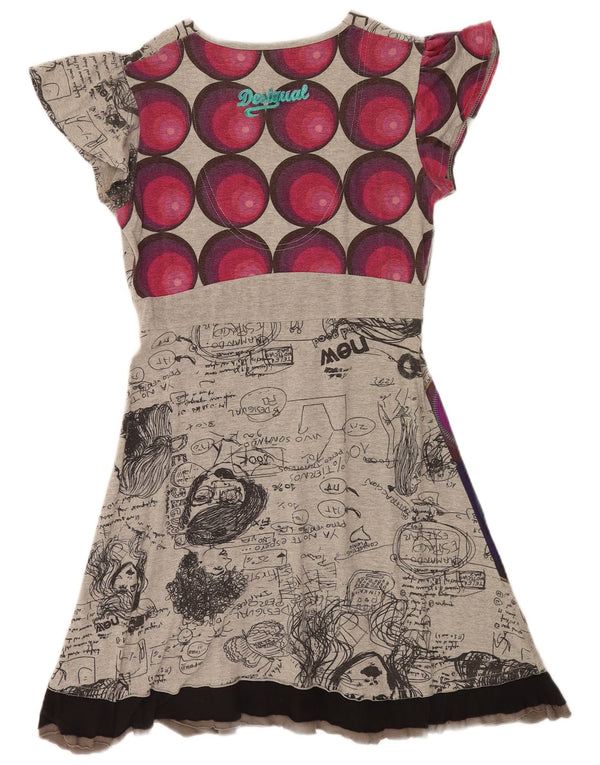Rochie A-Line Desigual pentru femei UK 12 Gri mediu