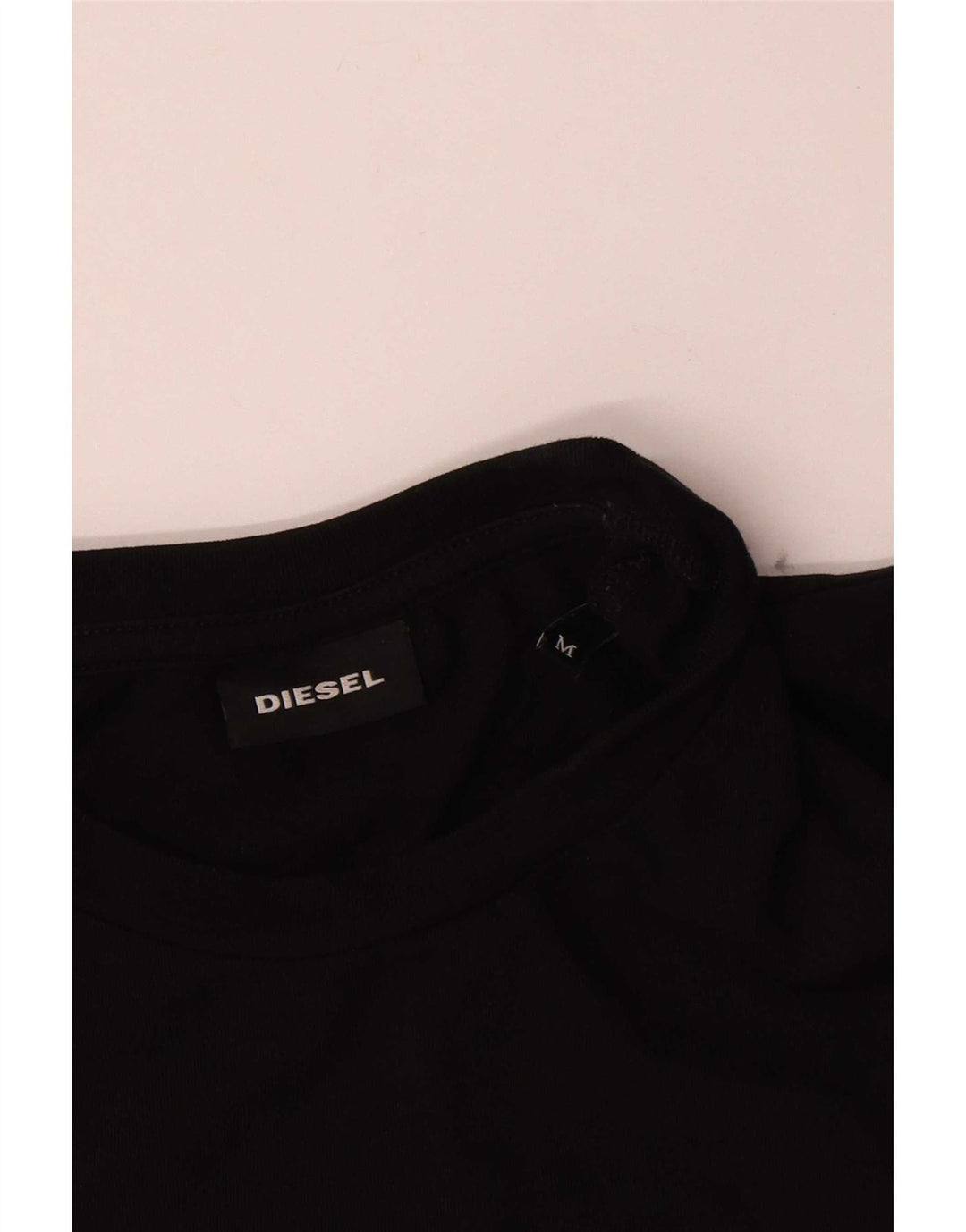 Tricou grafic pentru bărbați Diesel Top Mediu Negru