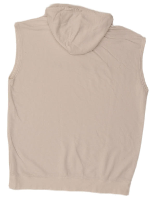 Pulover fără mâneci pentru bărbați Champion, bumbac alb, 2XL