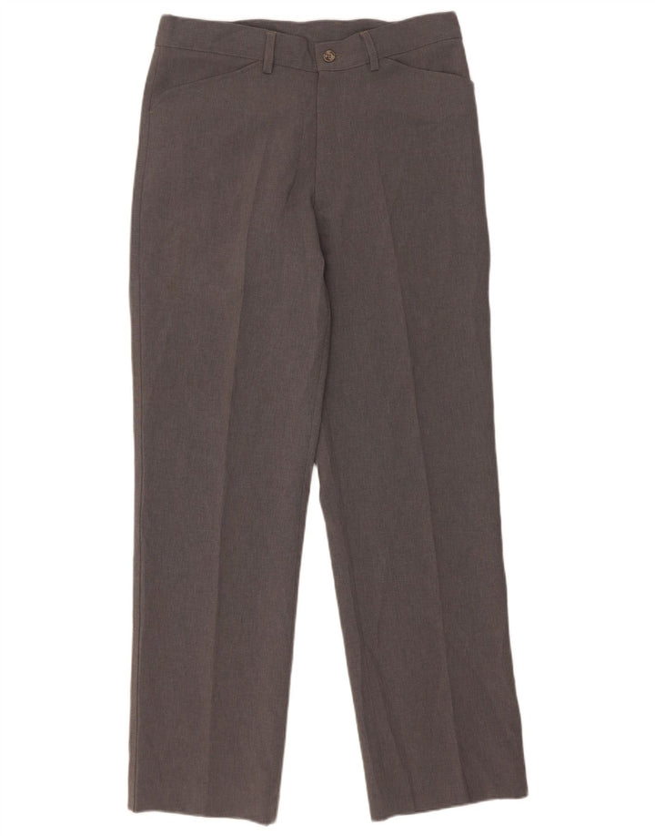 Farah Pantaloni Drepți Casual Bărbați L32 L31 Gri Poliester