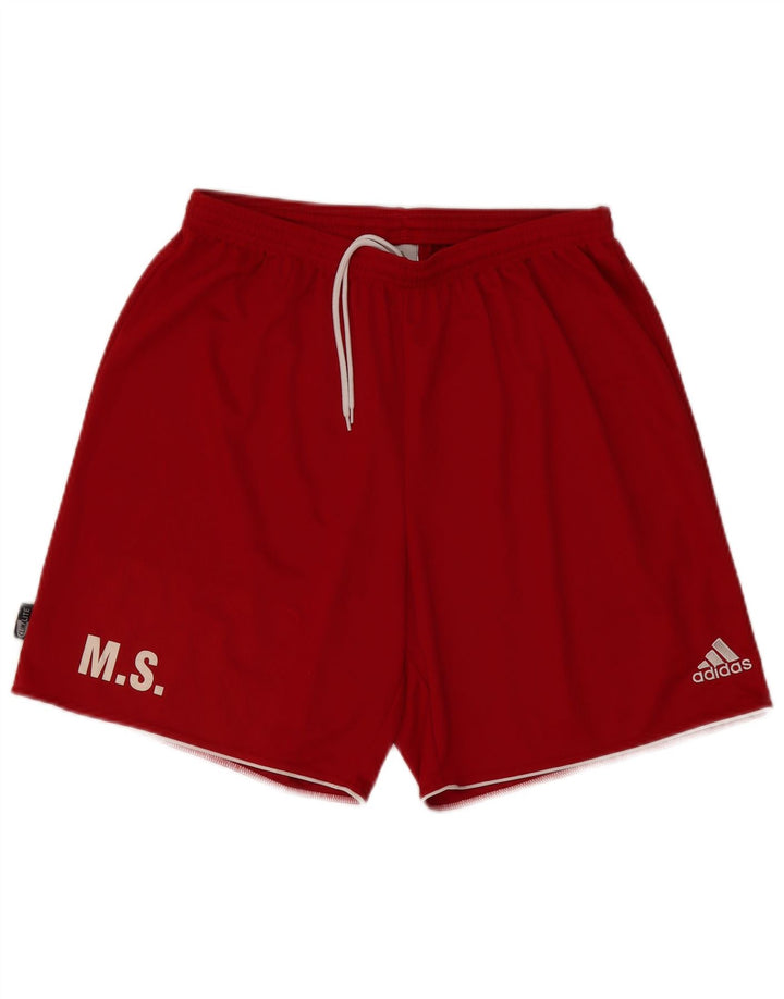 Pantaloni scurți sport pentru bărbați Adidas XL poliester roșu