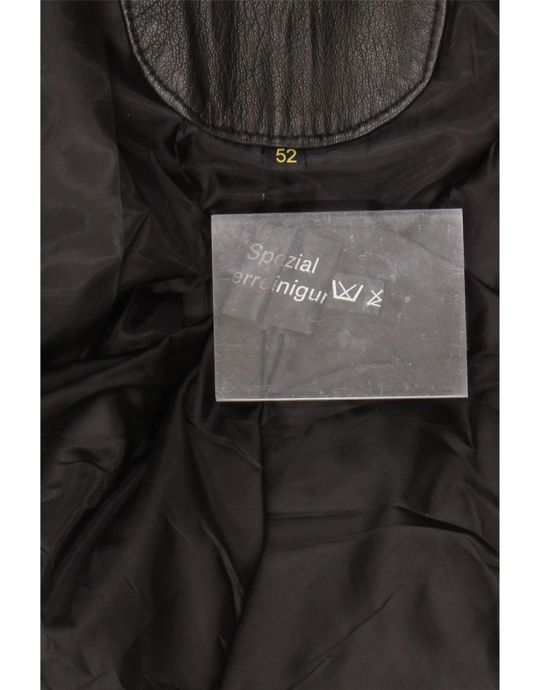 Geacă din piele vintage pentru bărbați IT 52 XL din piele neagră