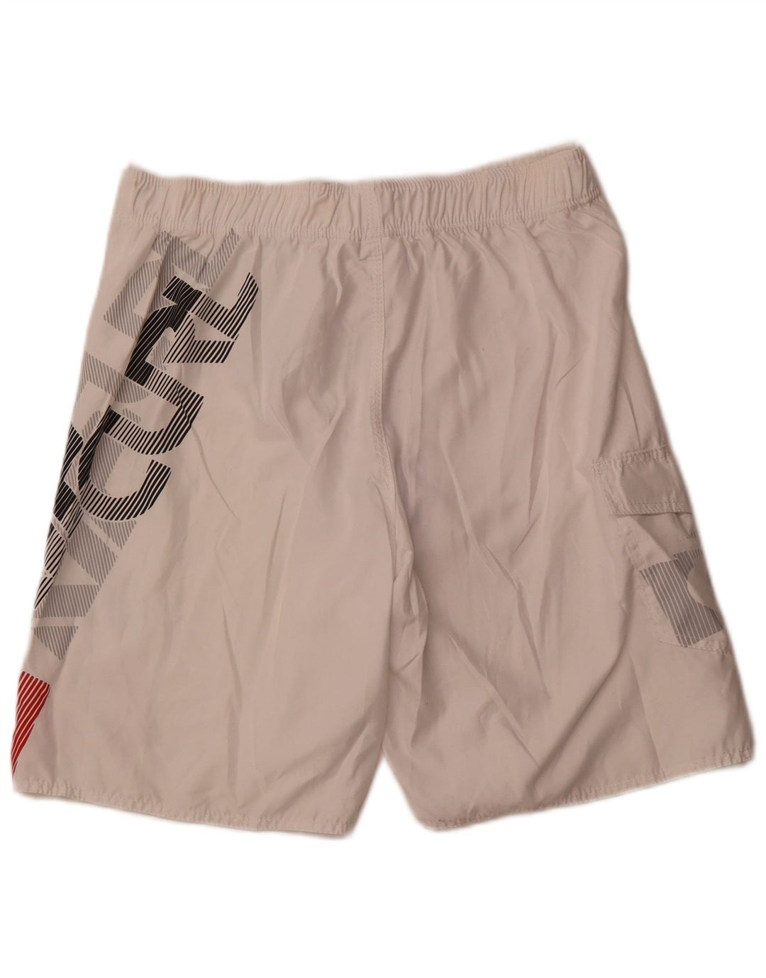 Pantaloni scurți de înot grafic RIP CURL pentru bărbați, alb mediu, poliester color bloc