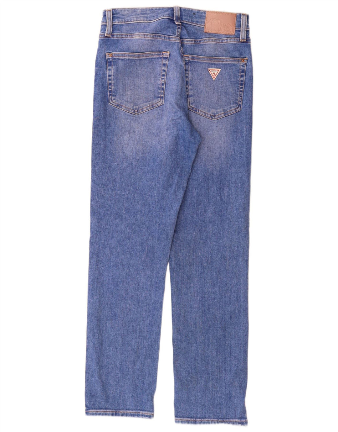 Blugi drepti pentru femei Guess W26 L28 Bumbac albastru