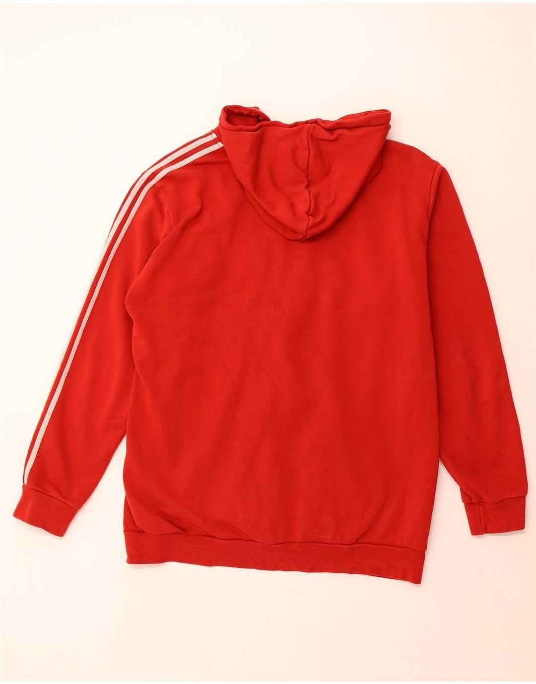 Pulover ADIDAS pentru bărbați, cu fermoar, bumbac roșu XL
