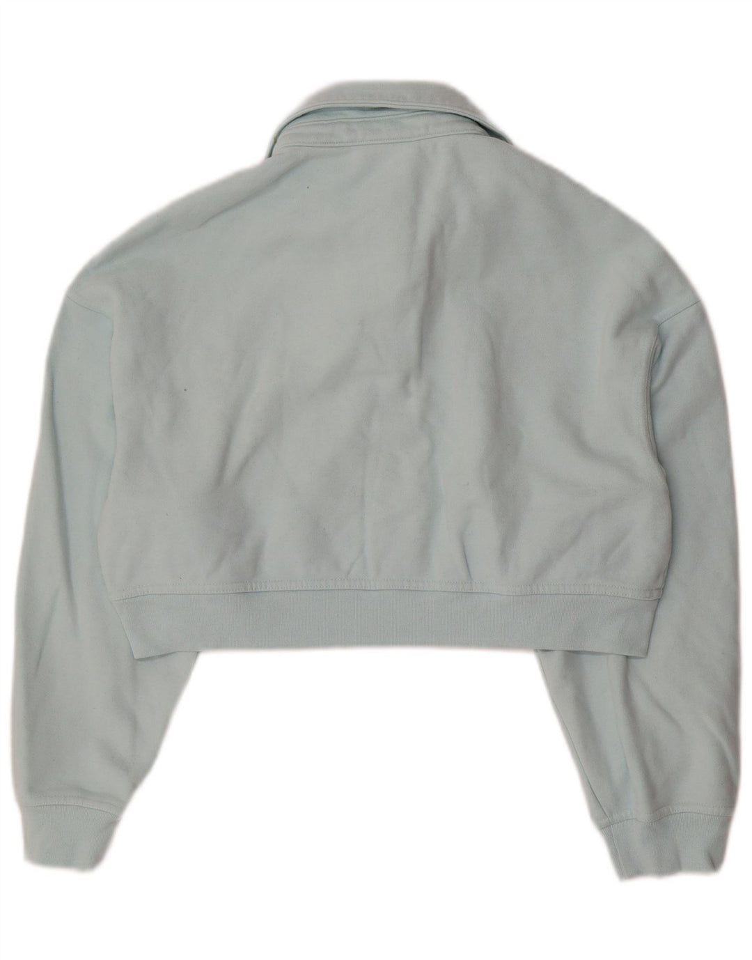 Pulover pentru damă LEVI'S, crop, cu gât polo supradimensionat, UK 6 XS Albastru