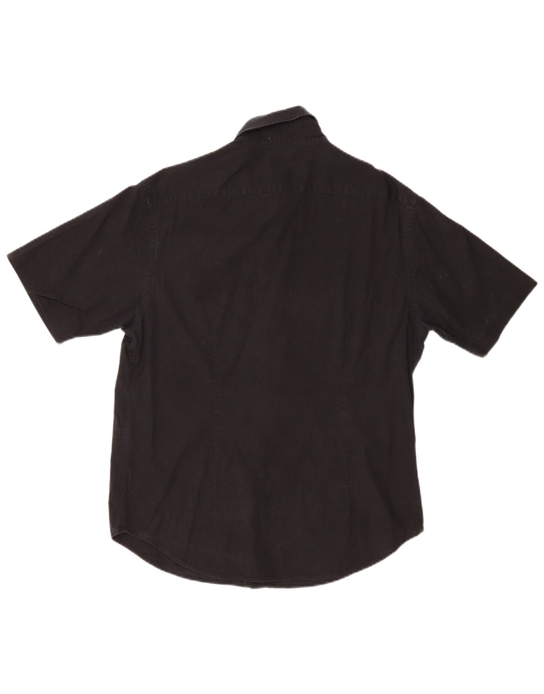 Cămașă cu mânecă scurtă pentru bărbați Ted Baker, marimea 4, bumbac negru