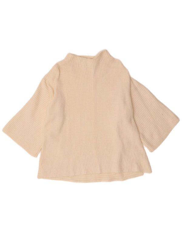 Pulover cu gât țestoasă pentru femei Marks & Spencer UK 10 Small Off White