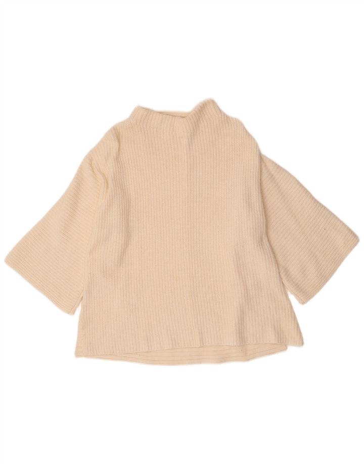 Pulover cu gât țestoasă pentru femei Marks & Spencer UK 10 Small Off White