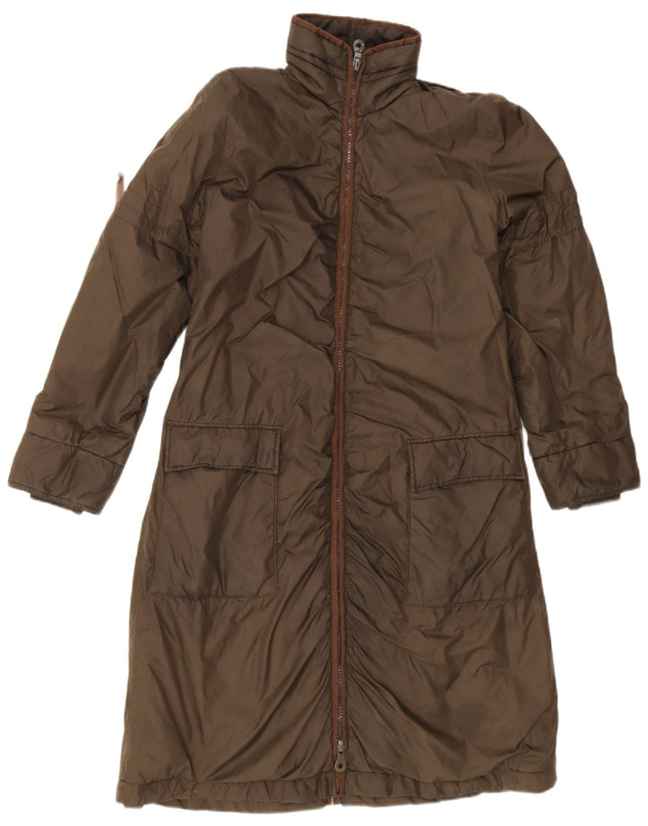 Palton căptușit pentru femei Dkny UK 6 XS bumbac kaki