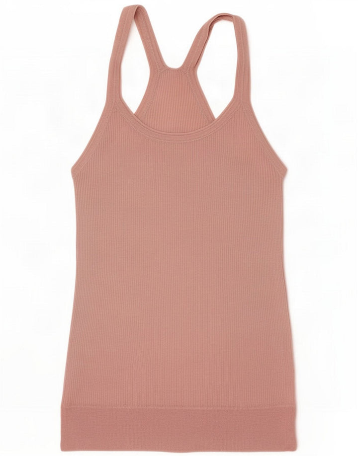 Massimo Dutti Womens Vest Top UK 12 Medium Pink