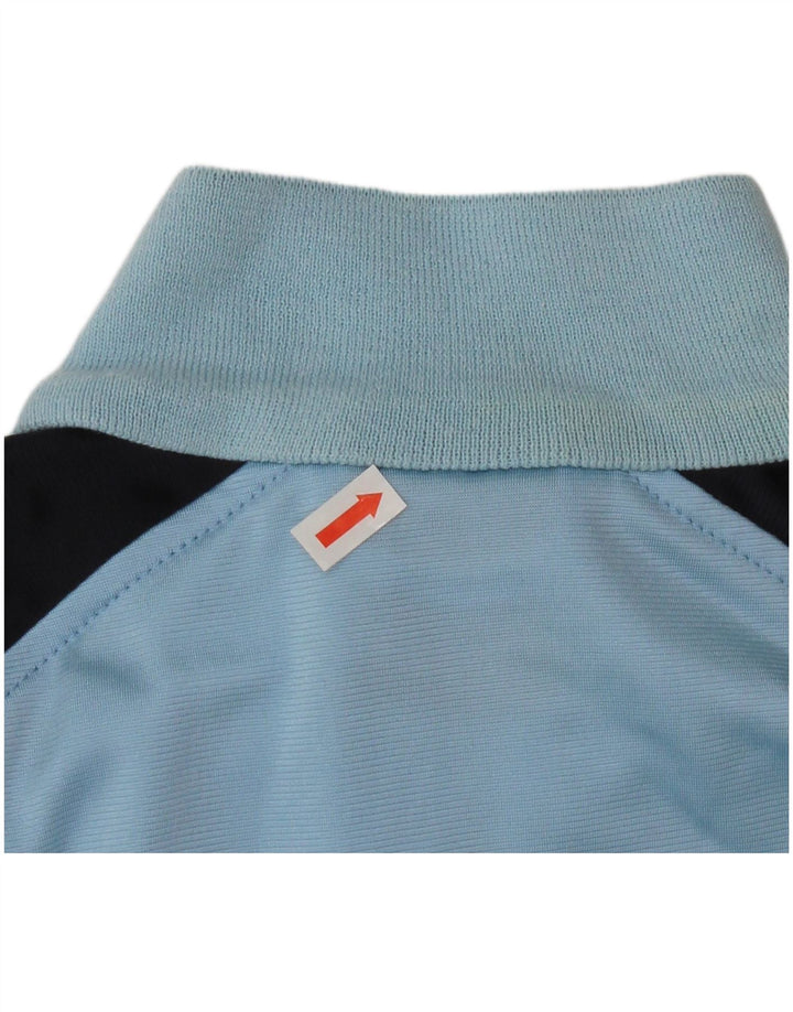 Jachetă de top pentru trening cu grafică Adidas pentru băieți 15-16 ani, albastru, color block