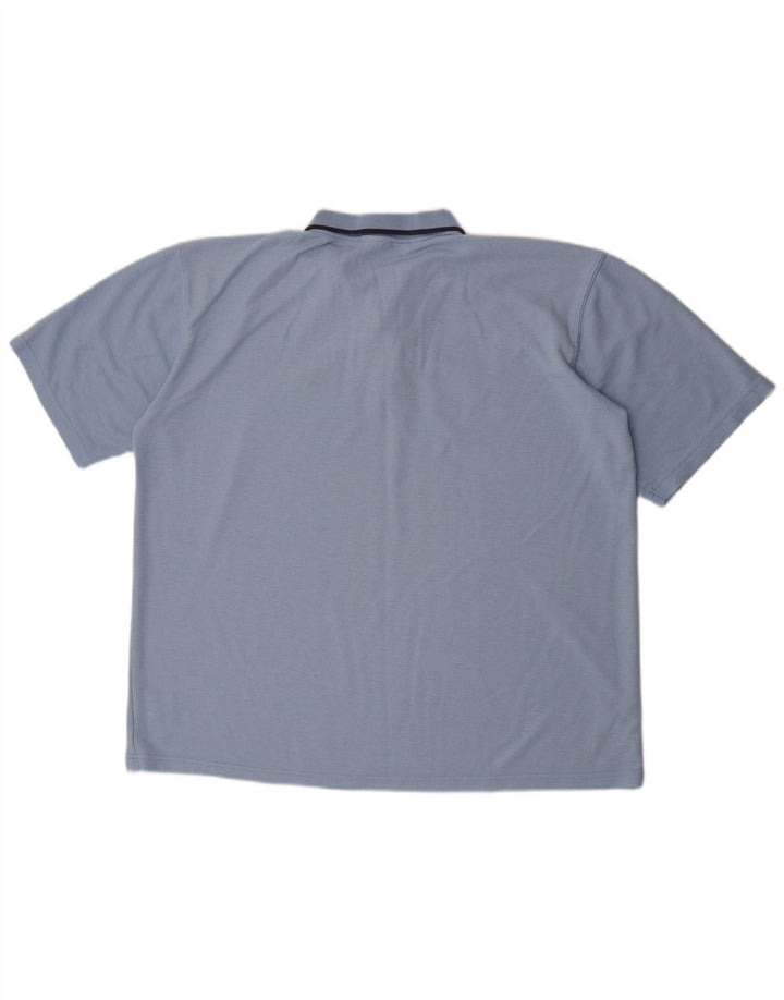 Tricou polo Umbro pentru bărbați 2XL, poliester albastru