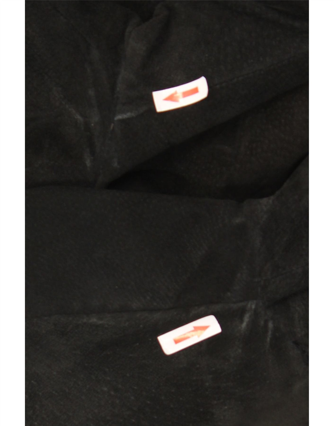Blazer Vintage pentru bărbați cu 3 nasturi din piele intoarsa, UK 38 Medium Black