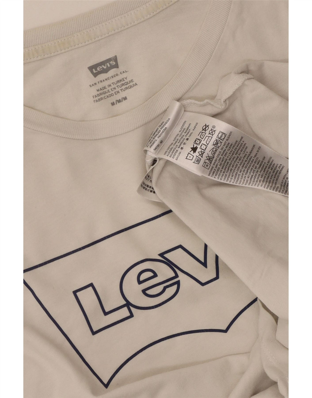 Tricou grafic pentru bărbați Levi's Top Medium White Bumbac