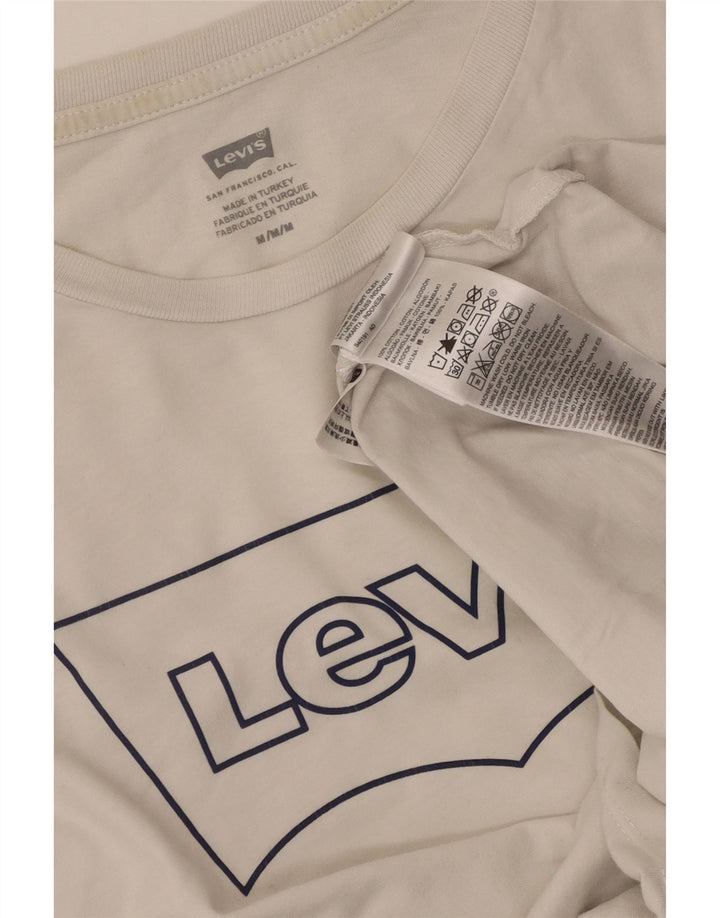 Tricou grafic pentru bărbați Levi's Top Medium White Bumbac