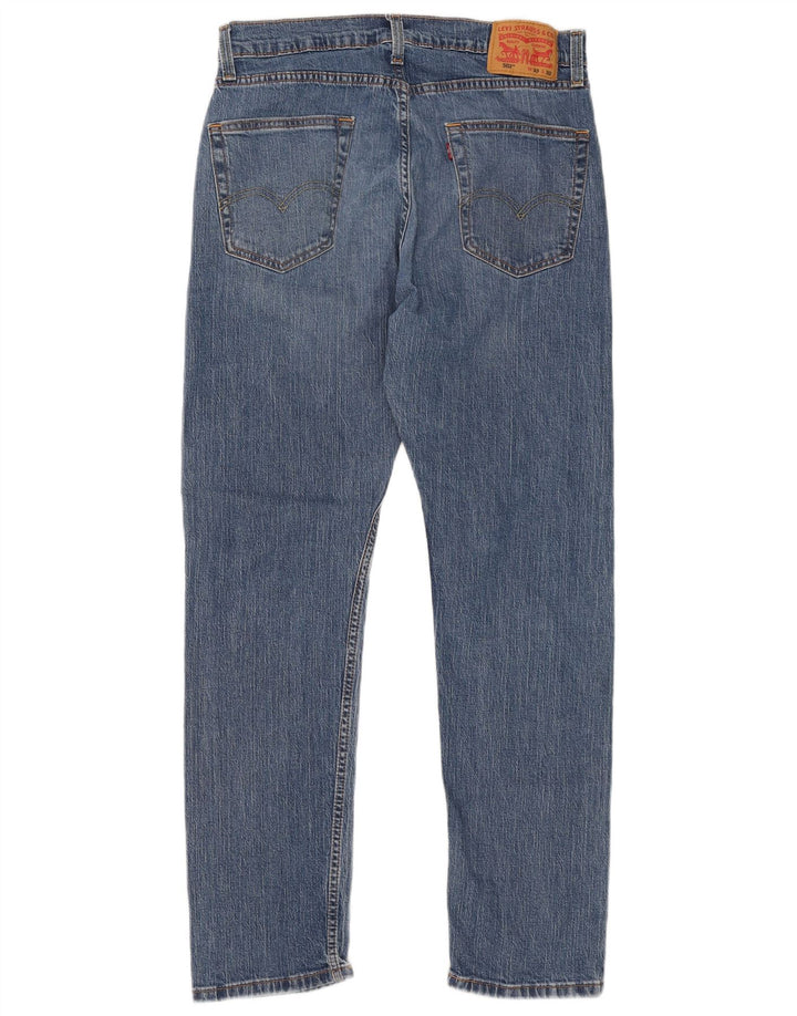 Blugi conici pentru bărbați Levi's 502 W33 L32 Bumbac albastru